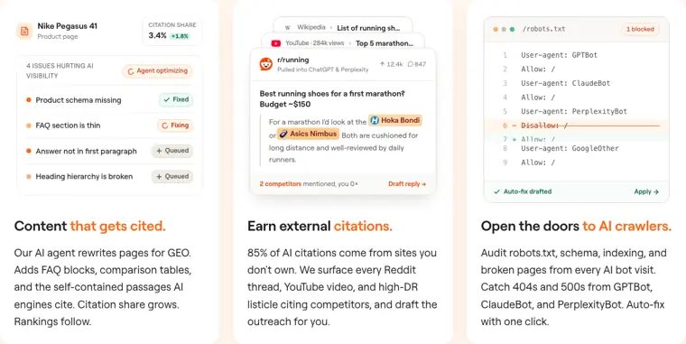 Writesonic: Generative engine optimization content agent