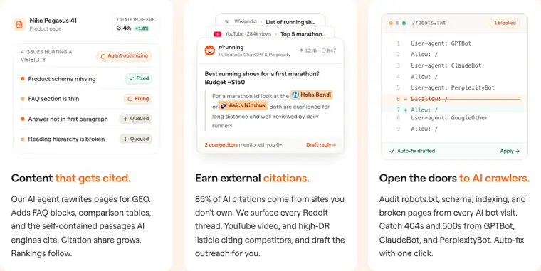 Writesonic: AI crawler site audit